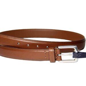 Polo by Ralph Lauren Brown Cowhide Leather Dress Belt Men's Size 42